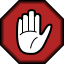 Datei:Stop hand.svg